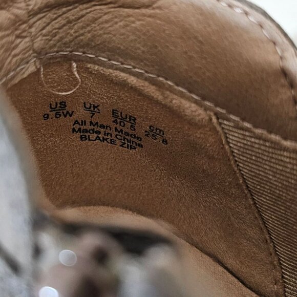 LifeStride Womens Sz 9.5 W Blake Zip Ankle Bootie Western Comfort Casual Boots - Picture 7 of 9